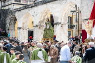 "Madonna Che Scappa" Easter Celebration In Sulmona, Italy