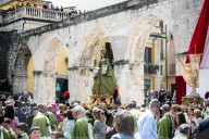 "Madonna Che Scappa" Easter Celebration In Sulmona, Italy