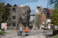 Pokrovsk destroyed by Russian shelling 