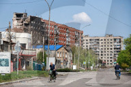 Pokrovsk destroyed by Russian shelling 