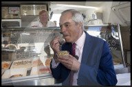 Reform Party leader Nigel Farage in Ramsgate, UK.