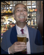 Reform Party leader Nigel Farage in Ramsgate, UK.