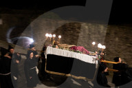 Good Friday Procession In Cortona, Italy