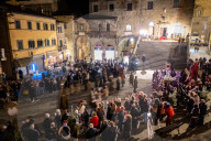 Good Friday Procession In Cortona, Italy