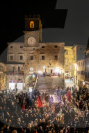 Good Friday Procession In Cortona, Italy