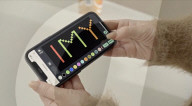 AI coffee mug with interactive display