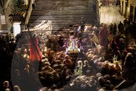 Good Friday Procession In Cortona, Italy
