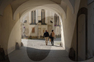 Daily Life In The Bavarian City Of Regensburg