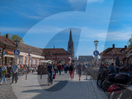 Daily Life In The Bavarian City Of Regensburg