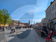 Daily Life In The Bavarian City Of Regensburg