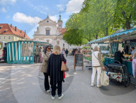 Market In A Bavarian City