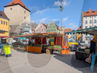 Market In A Bavarian City