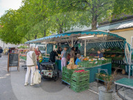 Market In A Bavarian City