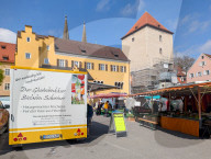 Market In A Bavarian City