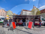 Market In A Bavarian City