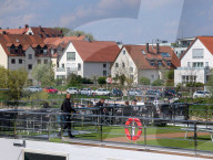 Viking Cruise Ships At Anchor On The Danube In Regensburg