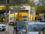 DHL Operations By A Post Office And DHL Packstation