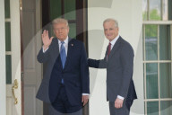 Norwegian Prime Minister Meets Donald Trump At The White House.