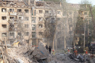 Russian War on Ukraine: Rocket Attack On Kyiv
