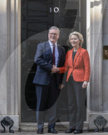 Kier Starmer Ursula von der Leyen, to No10