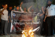 Protest Against Terrorist Attack In Pahalgam