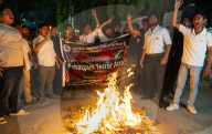Protest Against Terrorist Attack In Pahalgam