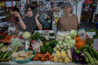Indonesian Traditional Market 