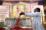 Memorial Pope Francis In Kolkata
