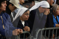 Rosary For Pope Francis In Rome