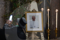 Rosary For Pope Francis In Rome