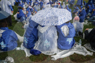 Heavy Rainfall During International March Of The Living 