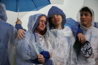 Heavy Rainfall During International March Of The Living 