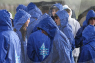 Heavy Rainfall During International March Of The Living 