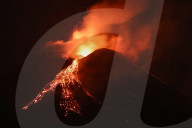 Italy: Etna Volcano Night Eruption