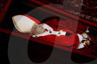 Catholics Pay Their Respects To Pope Francis As He Lies In State