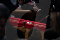 Catholics Pay Their Respects To Pope Francis As He Lies In State