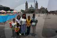 Mexico City Head Of Government Clara Brugada Tours The Zocalito De Las Infancias