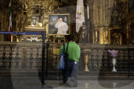 Faithful Catholic Bid Farewell To Pope Francis