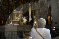 Faithful Catholic Bid Farewell To Pope Francis