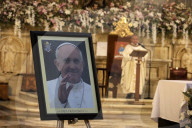 Faithful Catholic Bid Farewell To Pope Francis
