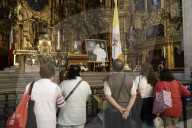 Faithful Catholic Bid Farewell To Pope Francis