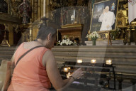 Faithful Catholic Bid Farewell To Pope Francis