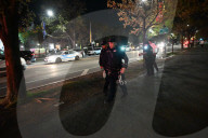 Ambulance And NYPD Response To A Protest With Pro-Israel And Pro-Palestine Participants At Eastern Parkway And Kingston Avenue In Crown Heights Brooklyn New York