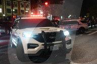 Ambulance And NYPD Response To A Protest With Pro-Israel And Pro-Palestine Participants At Eastern Parkway And Kingston Avenue In Crown Heights Brooklyn New York