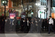 Ambulance And NYPD Response To A Protest With Pro-Israel And Pro-Palestine Participants At Eastern Parkway And Kingston Avenue In Crown Heights Brooklyn New York