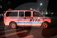 Ambulance And NYPD Response To A Protest With Pro-Israel And Pro-Palestine Participants At Eastern Parkway And Kingston Avenue In Crown Heights Brooklyn New York