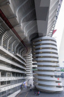 FUSSBALL - Ansichten des San-Siro-Stadions in Mailand