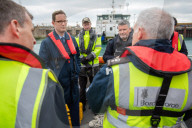 Chief Secretary to the Treasury Darren Jones visits Border Force operations in Dover, UK.