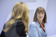 Rachel Reeves UK Chancellor of the Exchequer attends IMF Spring meetings