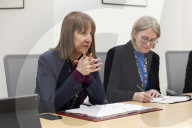 Rachel Reeves UK Chancellor of the Exchequer attends IMF Spring meetings